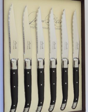 Laguiole Steak Knives S/6 Black
