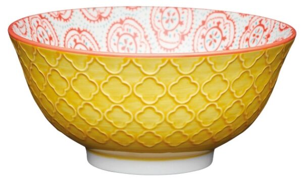 Bowl Yellow Floral MK