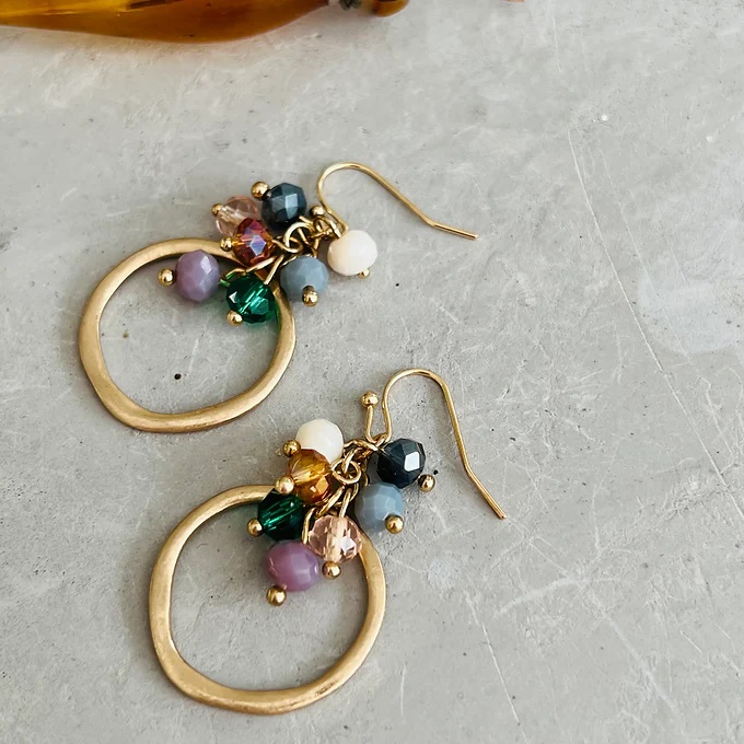 Circle Cluster Earrings.jpg Earrings - Circle Cluster