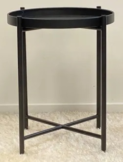 Sofia Round Side Table, Black.jpg Side Table Sofia Rnd Blk