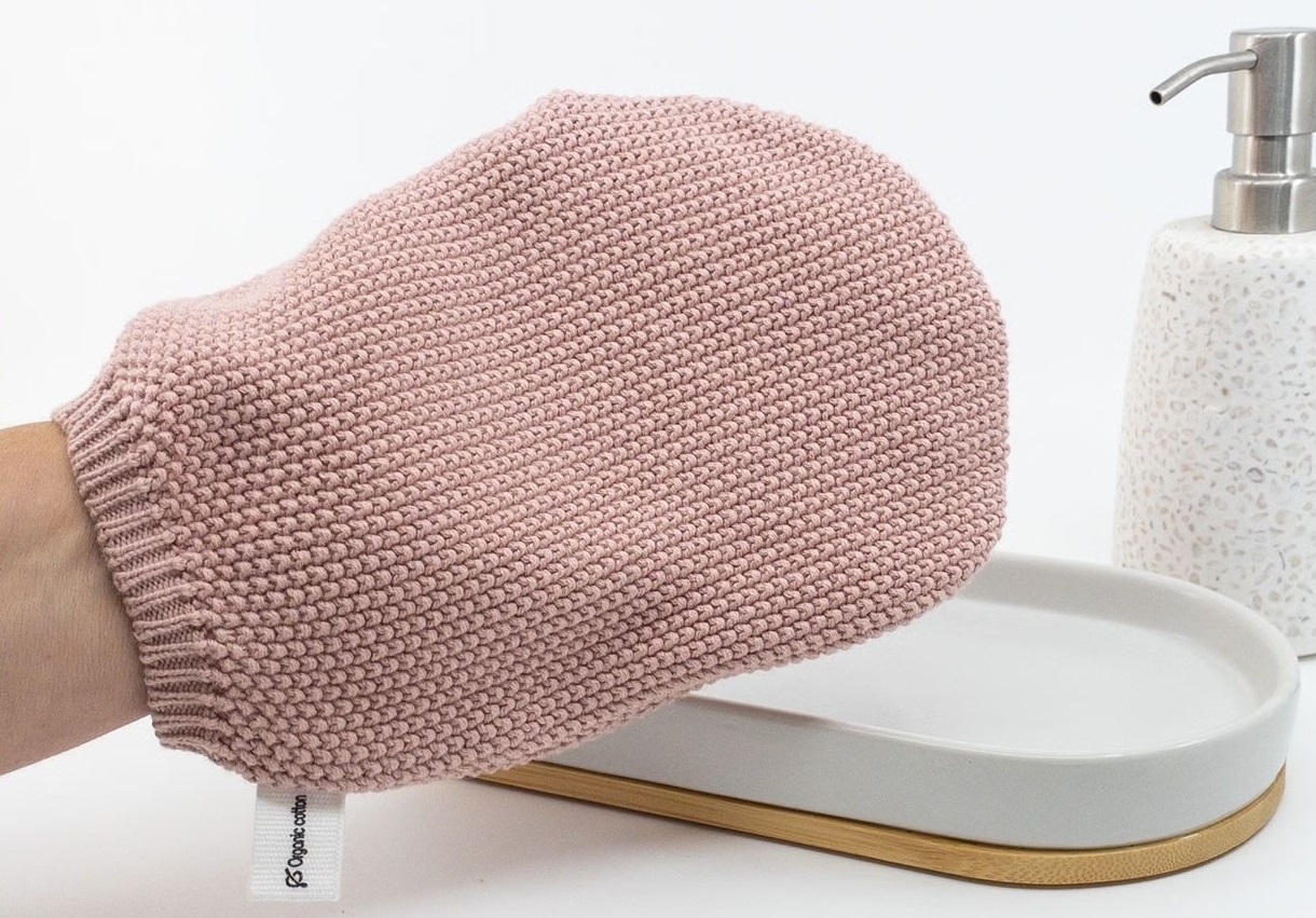 Wash Mitt Demi Pink.jpg Wash Mitt DEMI PINK EV