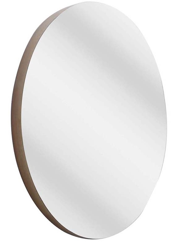 Otis Mirror 80x80cm.jpg Mirror Otis 80 Rnd Nat. Oak LF