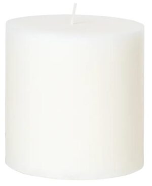 Candle Stearin White 10cm