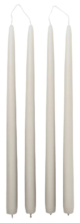 Candle Taper S/4 H28 Rainy Day