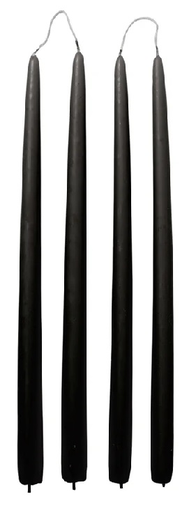 Candle Taper S/4 H38 Simply Blk
