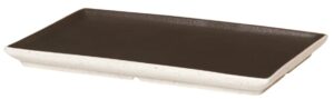 Plate Broste Eli Charcoal Rect
