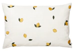 Cushion Broste Lemon F/in 60x40