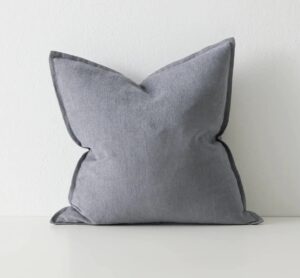 Cushion Fiore Denim W/Fill 50x50