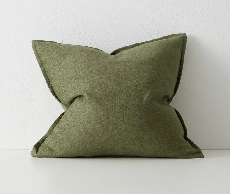 Cushion Fiore Olive 50x50.jpg Cushion Fiore Olive W/Fill 50x50