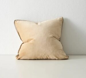 Cushion Francesca Mustard P/In 50x50