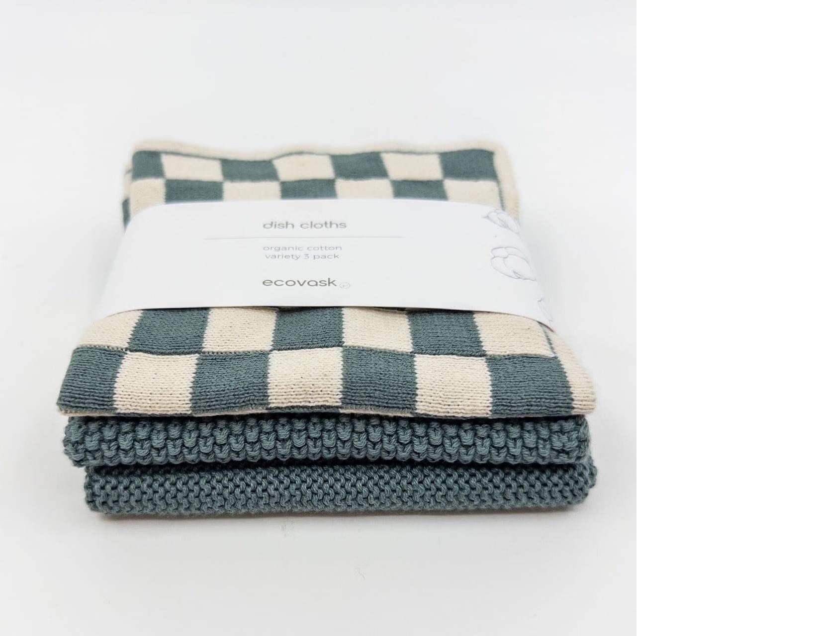 Dishcloth Variety 3pk - Sea Foam 2.0.jpg Cloths - Mixed 3pk SEA FOAM 2.0 DC