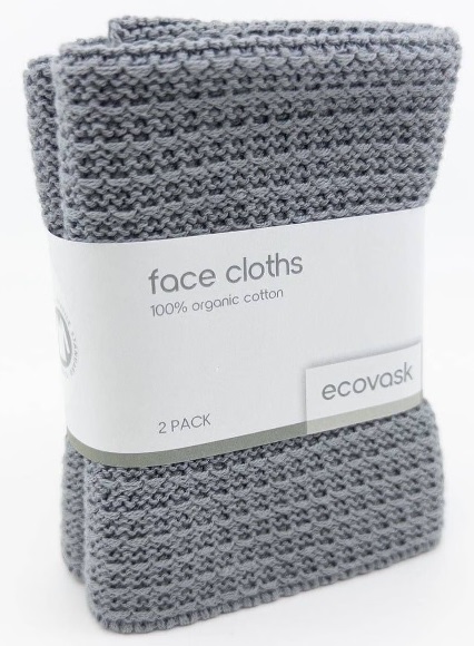 Face Cloths 2pk - Steel.jpg Cloths 2 Pack STEEL FC