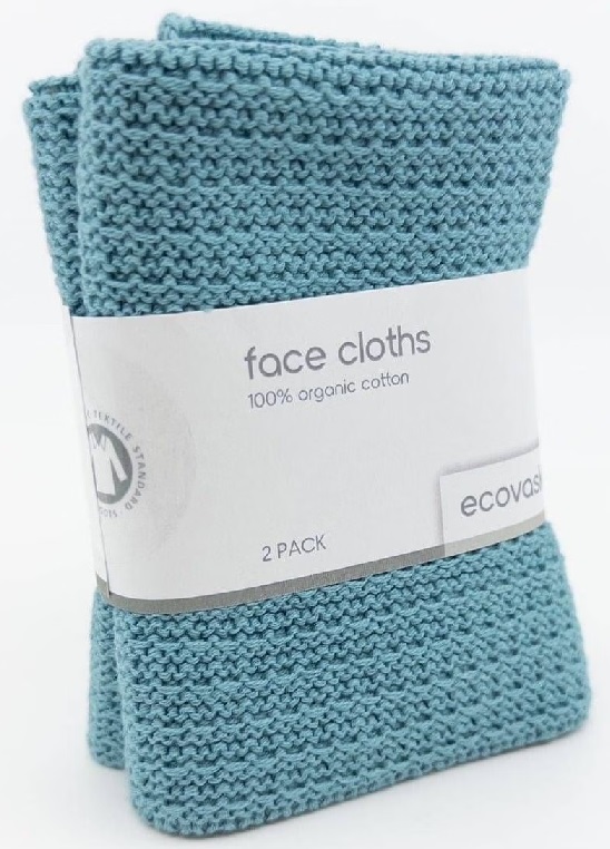 Face Cloths 2pk - Teal.jpg Cloths 2 Pack TEAL FC