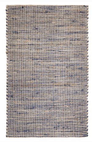 Mat Iris Jute Deep Indigo Blue 150x240
