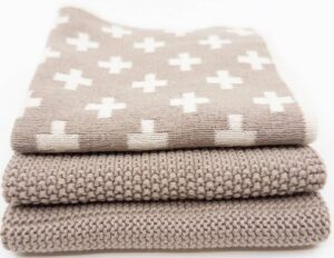 Cloths - Mixed 3pk CASHEW DC