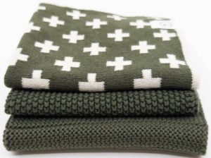 Cloths - Mixed 3pk WINTER MOSS DC