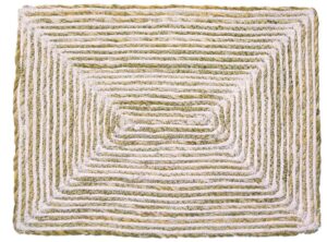 P/Mat Rect. Simply White Cloth 41cm