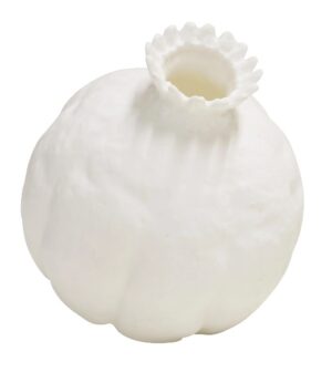 Vase Pomegrante Wide Wte