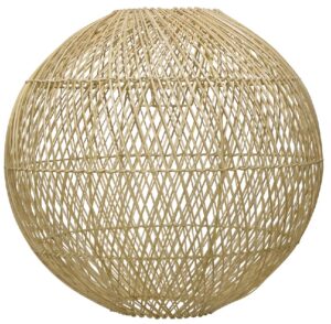 L/Shade Rnd Palm Leaf Natural 50cm
