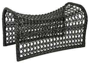 O/Door Foot Stool Wave Black