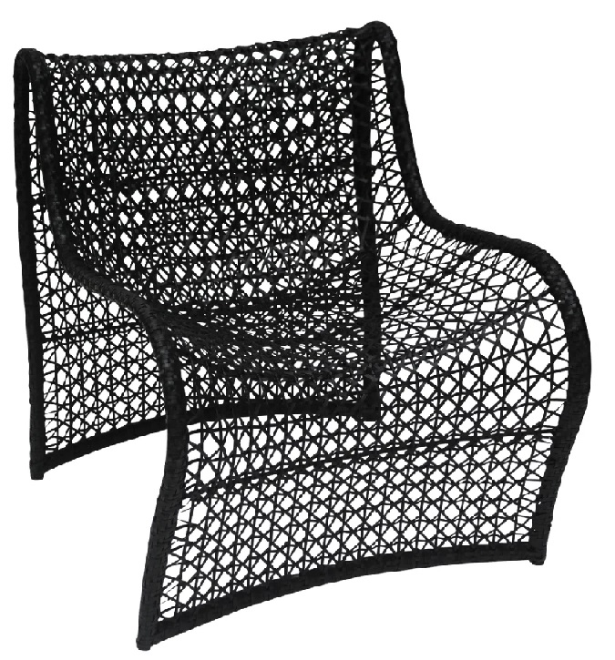 WAVE Outdoor Chair - Black.jpg O/Door Chair Wave Black