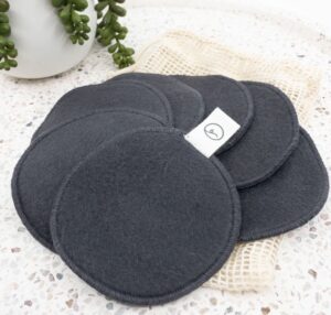 Cloths Reuseable Makeup Pads Dk Grey
