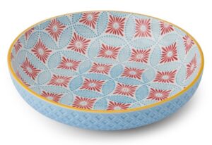 Bowl - Pasta Blue Mosaic 21cm Mikasa