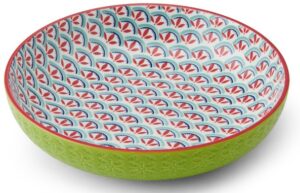 Bowl - Pasta Green Blue 21cm Mikasa